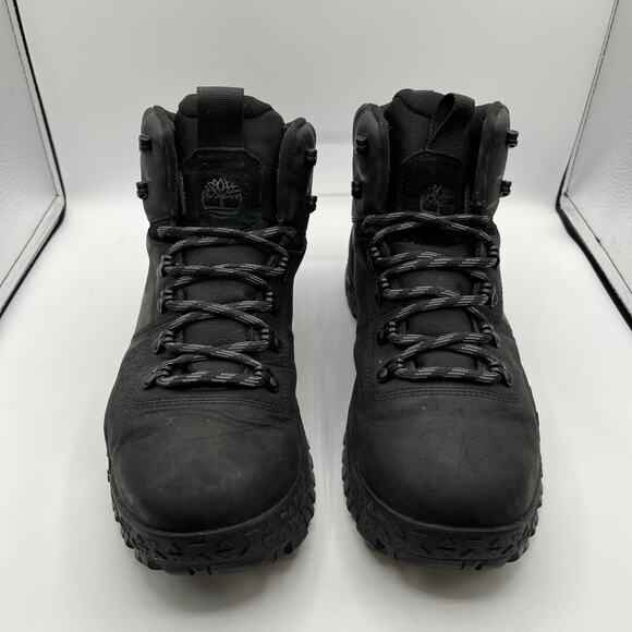 Timberland Men’s Scramble Mid Motion Black Boots size 10.5 - Picture 3 of 8